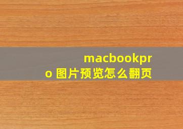 macbookpro 图片预览怎么翻页